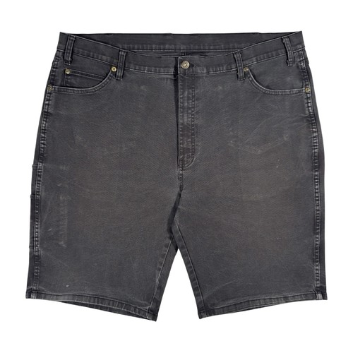 Dickies Black Regular Fit Canvas Carpenter Shorts W42 Workwear Utility Jorts - Picture 2 of 10
