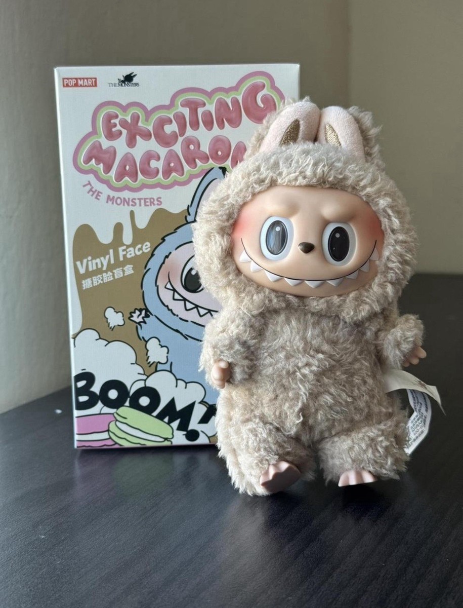 POPMART　ExcitingMacaron　ラブブ　Toffee Labubu The Monsters Exciting Macaron Vinyl Face Series