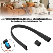 1pc 32/35mm Vacuum Cleaner Flexible Long Flat Nozzle Power Supply Attachment