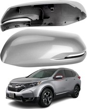 Left Side Mirror Cover Honda CRV 2017 2018 2019 2020 2021 2022 Grey With Lamp
