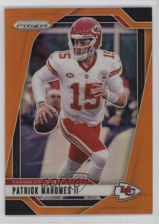 2024 Panini Prizm Orange Prizm 17/249 Patrick Mahomes II #138 6e0