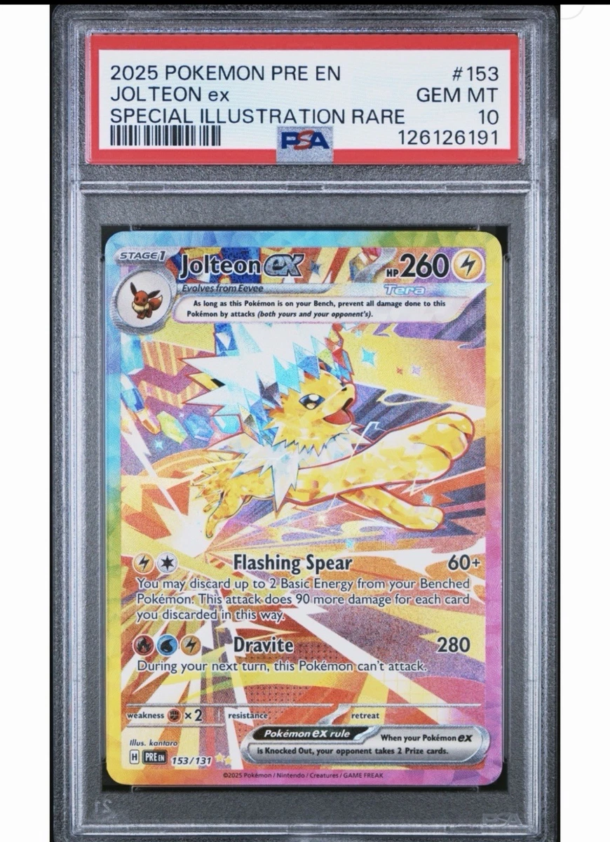 Jolteon Pokémon TCG Professional Sports Authenticator (PSA) Grade