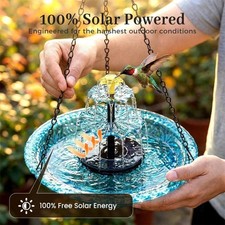 Solar Fountain For Bird Bath Hanging Bird Bath Solar Powered Bird Bath Fountain