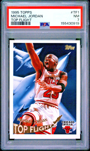 🛦🚀 1995-96 Topps - Top Flight 🛦 Michael Jordan #TF1 PSA 7