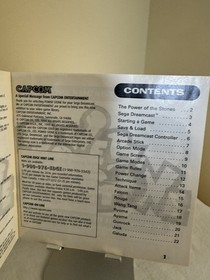 Power Stone by Capcom Sega Dreamcast 1999 NTSC Fighting Manual VMU Arcade