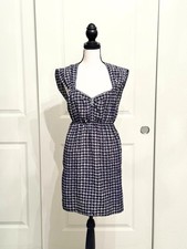 Johann (Urban Outfitters) Purple Retro Sweetheart Midi Dress, Size S/M