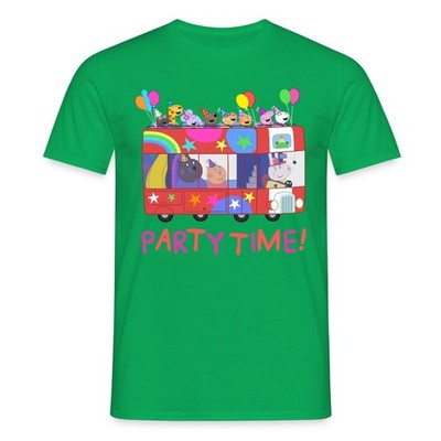 Peppa Pig Design Party Time Mit Peppa Männer T-Shirt