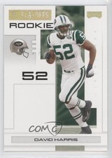 2007 Playoff NFL Playoffs Rookie Gold 57/299 David Harris #165 0a1