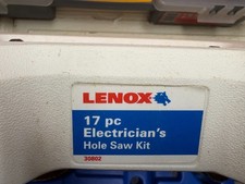 lennox electrican hole saw set used but not abused. various sizes