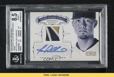 2012 Panini National Treasures Prime 1/25 Yovani Gallardo BGS 8.5 Auto READ 03hd