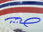 Tom Brady signed mini helmet throwback Mounted Memories