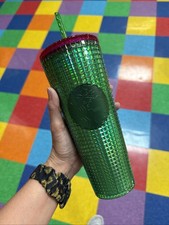 24oz. Venti Starbucks Watermelon Grid Tumbler Authentic NEW WITH TAGS