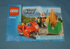 CITY, FIRE SETS 4427 ATV / 60000 MOTORCYCLE / 30368 WATER SCOOTER - LEGO - USED