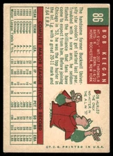 1959 Topps #86 Bob Keegan - GOOD