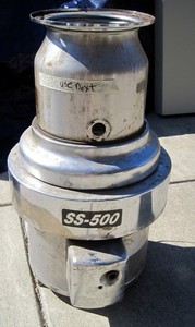 InSinkErator SS-500-28 Commercial Garbage Disposer - 5 hp, 208-230/460V, 3 Phase