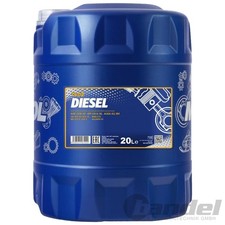 20 LITER MOTOR&Ouml;L MANNOL SAE 15W-40 DIESEL passend f&uuml;r VW 505 00/501 01 MB 229.1
