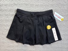 Cat  Jack Girls Youth Medium 8 Black Pull On Knit Skort