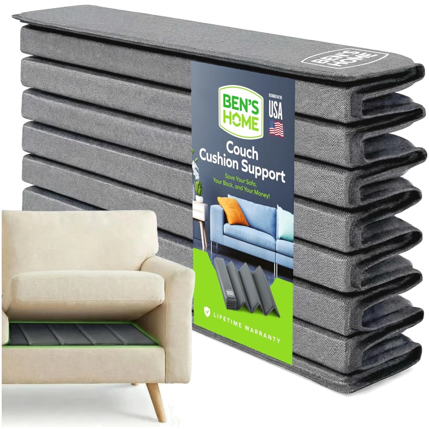 Anti-Slip Sectional Cushion Support -
Opens in a new window or tab