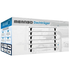 Für Mercedes Sprinter 06- MENABO Dachträger Professional Airdyn Aluminium silber