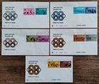 Mexico stamp 1968 olympic sport games 5 covers condition seen combine shipping