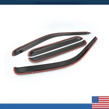 For Ford F250 Super Duty Crew Cab 1999-2016 Window Visor Rain Guard Vent Upgrade