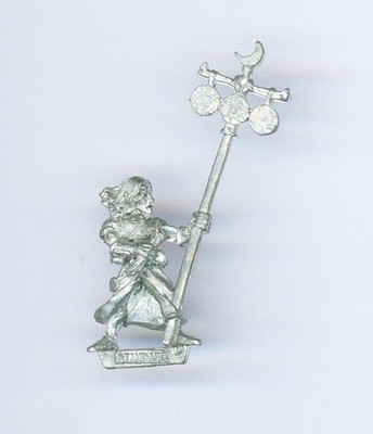 CITADEL WARHAMMER OOP 1980er ELF STANDARTRÄGER