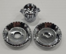 1960 1961 Chrysler Imperial Radio Bezels Knob Set 1887962 1887993 Mopar Oem 1960 1961 Chrysler Imperial Radio Bezels Knob Set 1887962 1887993 Mopar Oem
