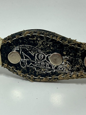 NOCONA 34” Concho Belt Silver 14K Gold Fill on Hand Tooled  display picture 3