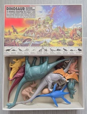 Natural History Museum Dinosaur Set 1987 Invicta Original Box 12 Figures Rare