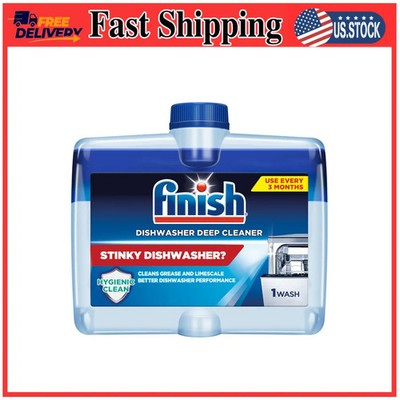 Finish Dishwasher Cleaner Liquid, Limescale Remover, 8.45oz