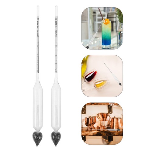 High Accuracy Glass Alcohol Tester Hydrometer for Home Brew Alcohol Measure
