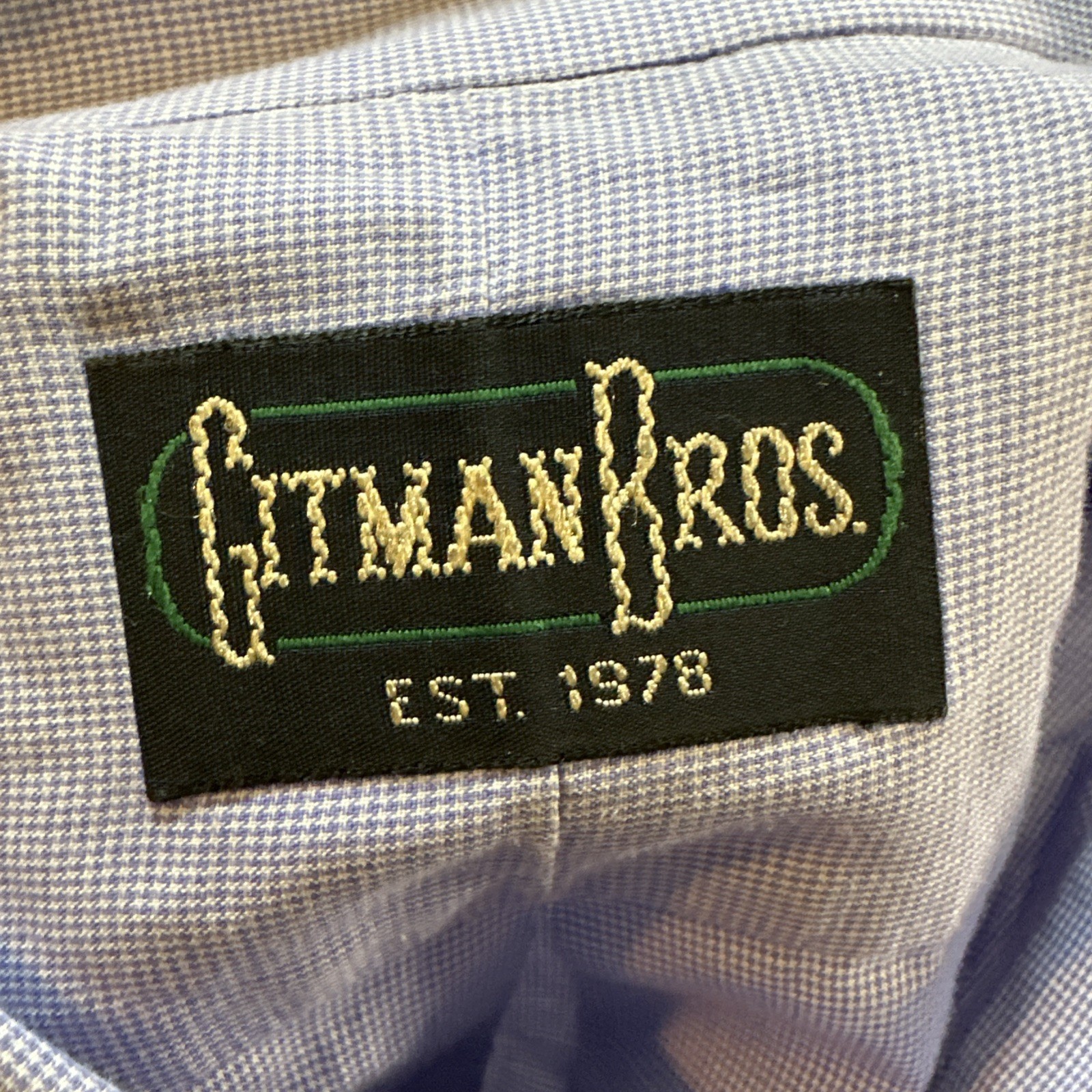 Gitman Bros Button Down Shirt Oxford Pinpoint Men… - image 4