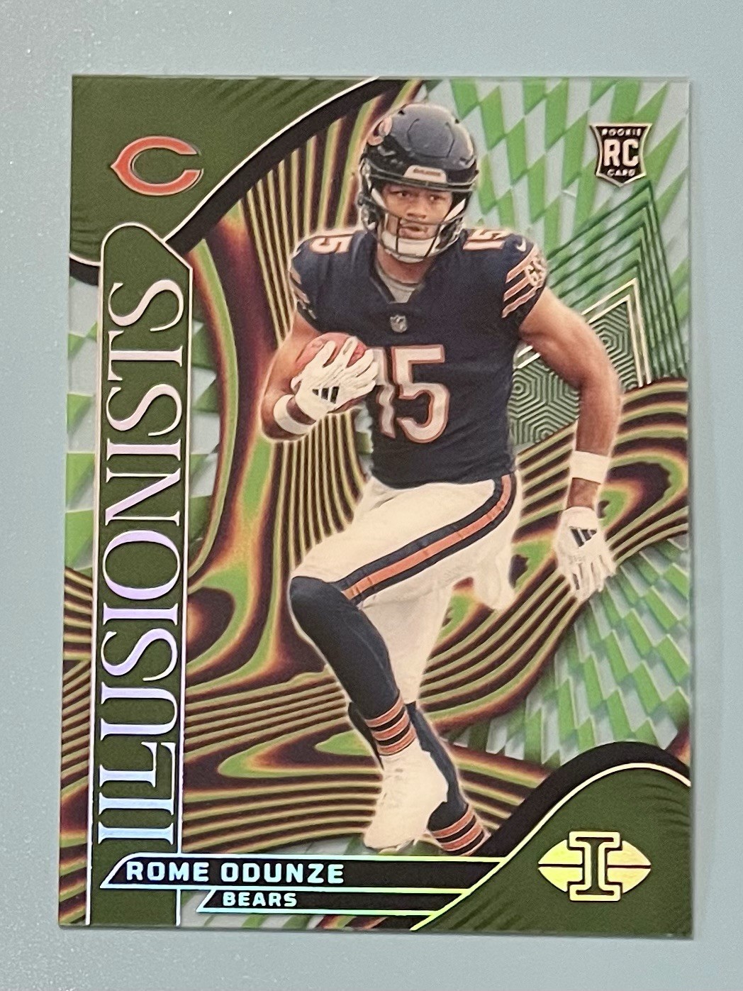 Rome Odunze Panini Illusions Illusionists #10 Green