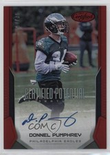 2017 Certified Potential Signatures Mirror Red /75 Donnel Pumphrey Auto 14tz