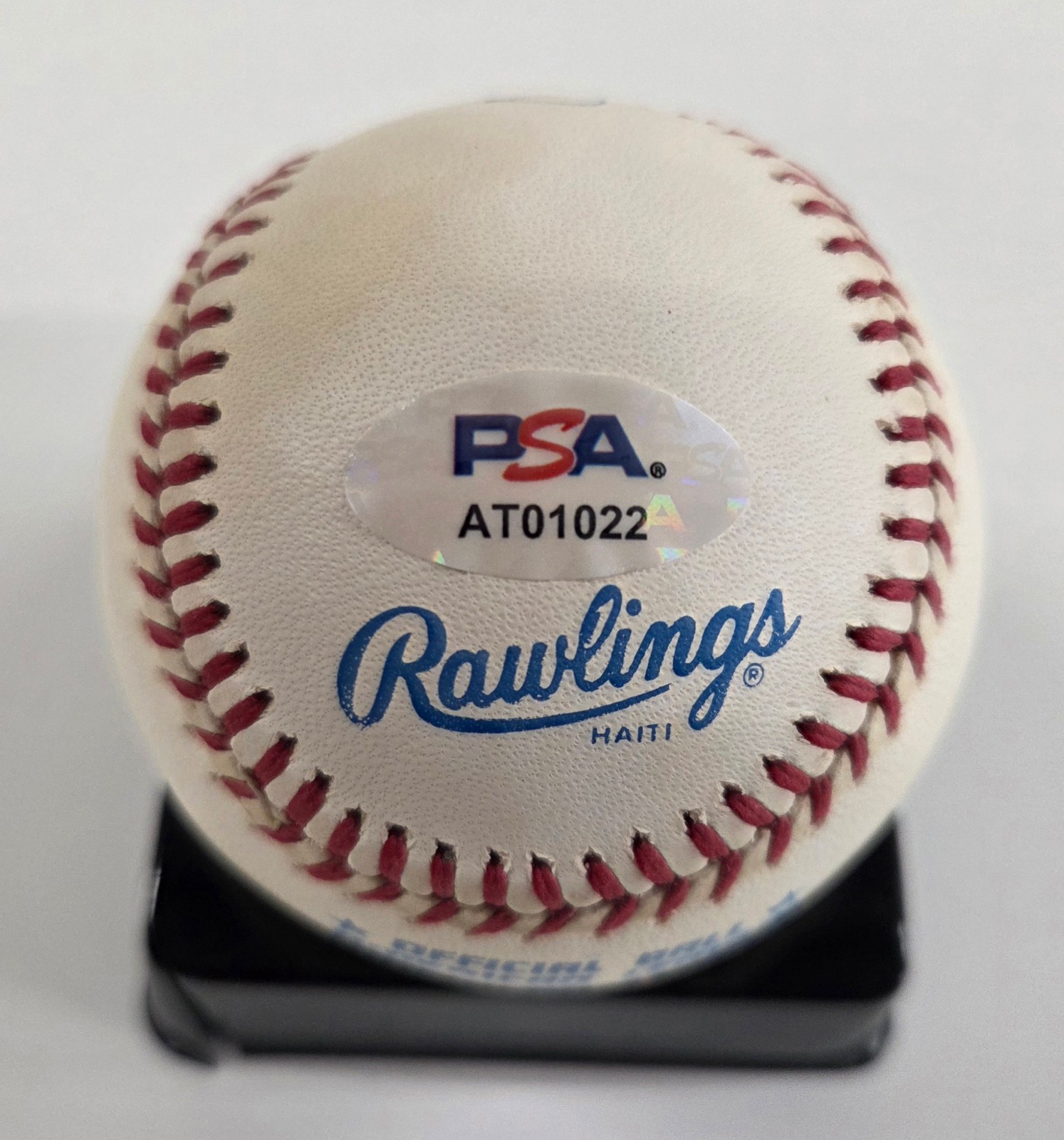Mickey Mantle Yankees Autograph OAL Baseball PSA DNA Auto (Clean) view 3