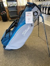 Titleist Players 4 Carbon Golf Bag, Gray/Lagoon/Reef Blue, 4 Way Divider