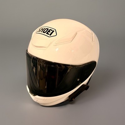 Shoei Rf-1400 Motorcycle Helmet Full Face Tinted  And Clear Visor White medium M