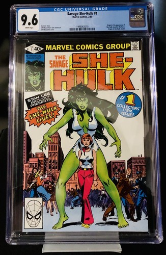 THE SAVAGE SHE-HULK #1 - MARVEL 1980 - CGC SLABBED - NM+ (9.6)