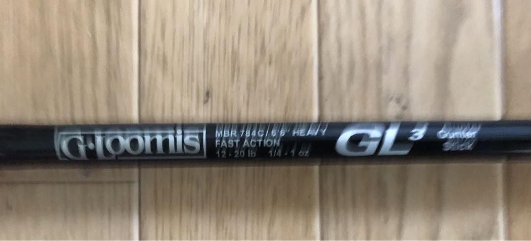 G.Loomis MBR784 GL3 Casting Fishing Rod Used with Bag窶捻re