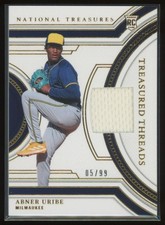 2024 Panini National Treasures Abner Uribe Rookie Patch 05/99