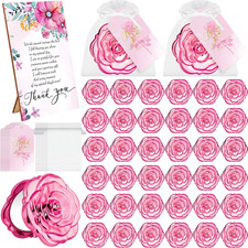 36 Sets Rose Compact Mirrors Bulk Quinceanera Party Favors for Guests Rose Mirro
