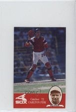 1985 Coca-Cola Chicago White Sox Carlton Fisk Ray Schalk #CFRS HOF 0q3