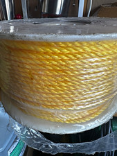 1/4 in x 600 ft Yellow Twisted Polypropylene Rope Spool PP1460YM