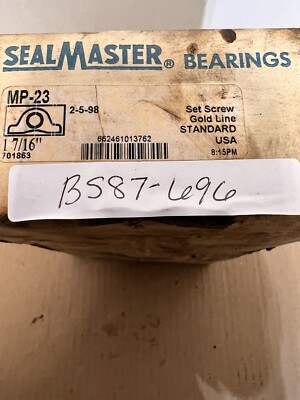 Cuscinetto A Blocco Seal Master MP-23 – 1 Foro 7/16 Di Pollice – Prodotto USA