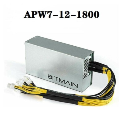 Bitmain APW7-12-1800-A3 6-Pin Connect Bitcoin Miner Power Supply