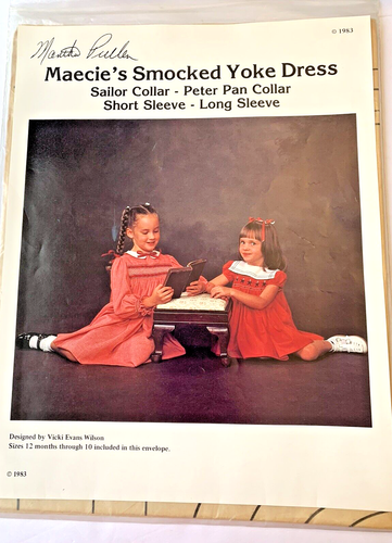 Martha Pullen Smocked Dress pattern by Maecie w/ Picture Smocking by K. McMakin