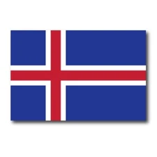 Iceland Flag Car Magnet Decal - 4 x 6 Heavy Duty for Car Truck SUV