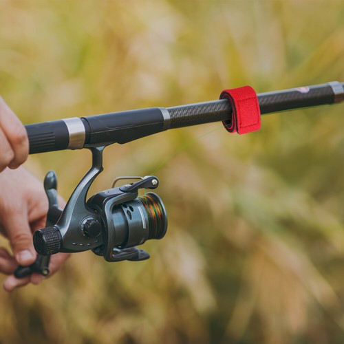 10 Pezzi Elastici Porta Palo da Pesca Fascette per Palo da Pesca - Foto 10 di 11