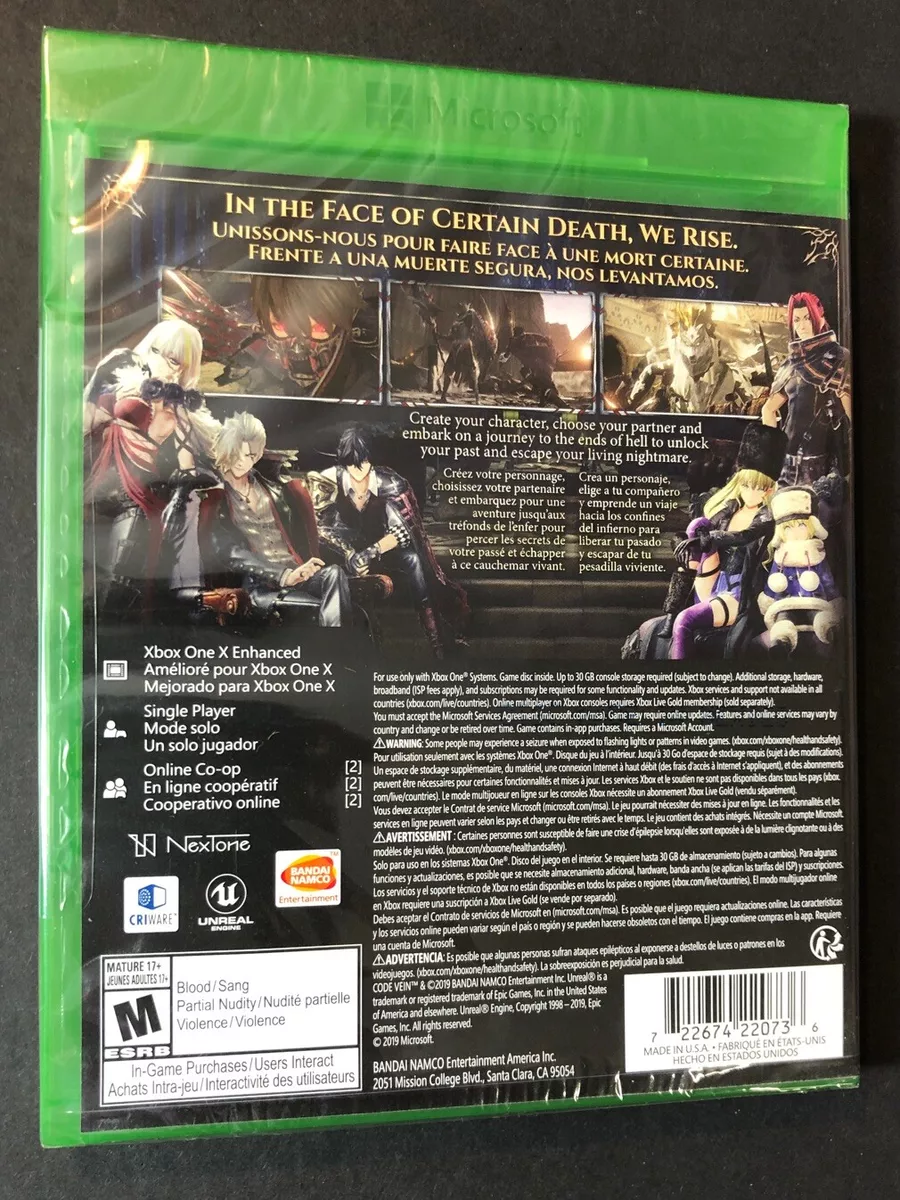 Code Vein Xbox One