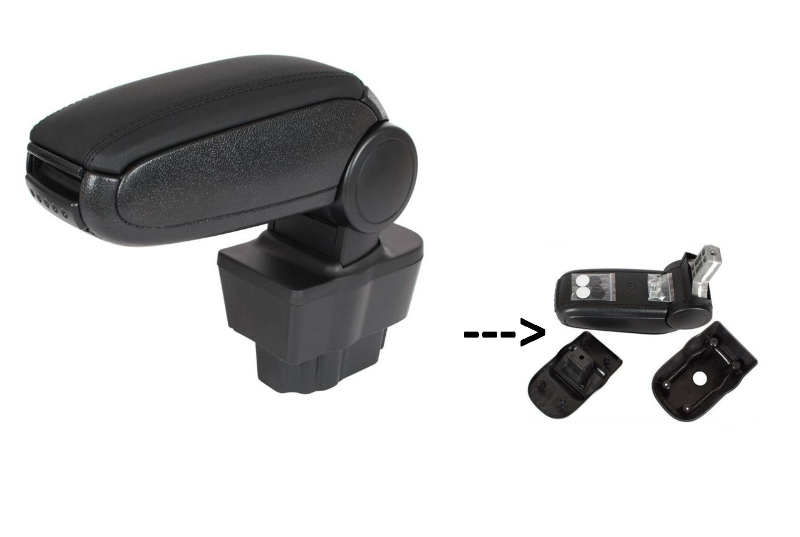 Accoudoir Opel Corsa D 2006-2014 avec coffre de rangement intégré